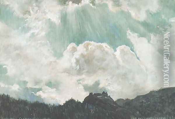 Above Subalpine Forests - Tatra Mountains Oil Painting - Ludomir Slendzinski