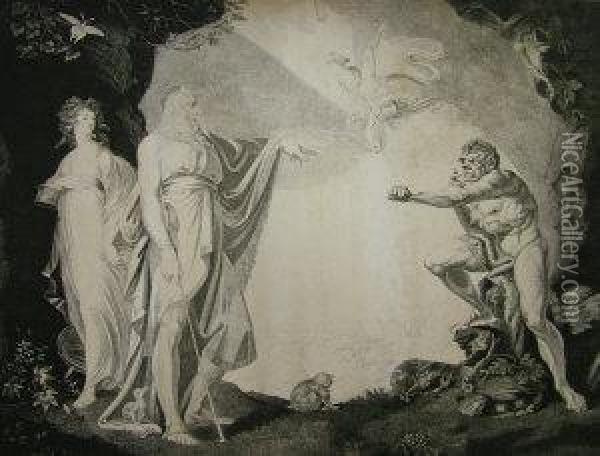 Scene Fromshakespear's Macbeth Oil Painting - William Francis Starling