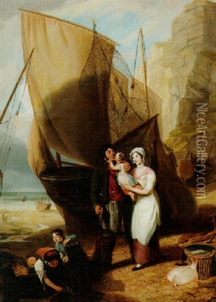 The Hero's Return Oil Painting - Thomas Heaphy