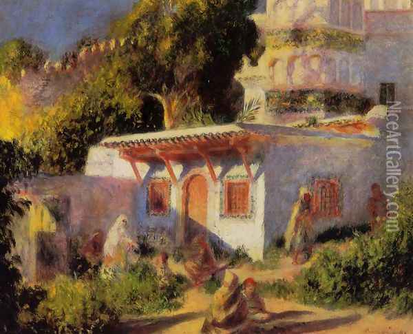 Mosque In Algiers Oil Painting - Pierre Auguste Renoir