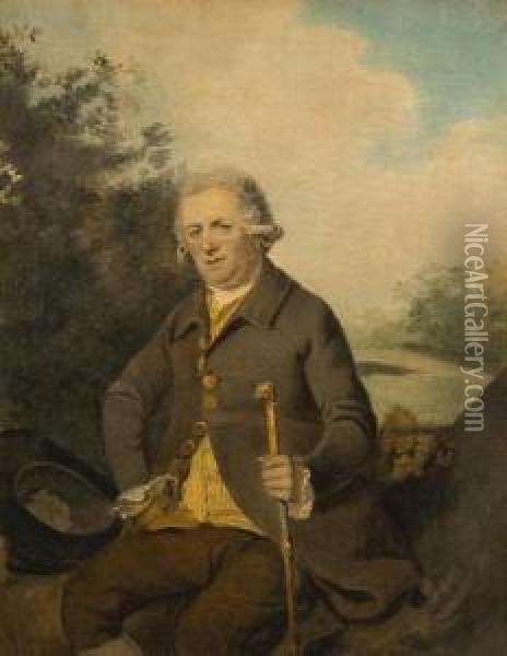 Portrait Of The Hon. Horatio Walpole, Earl Oforford Oil Painting - Henry Walton