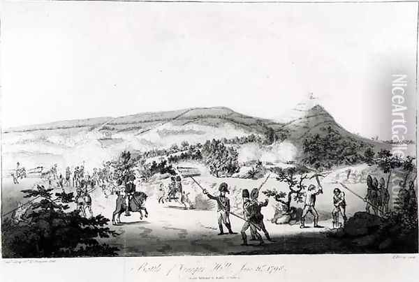 The Battle of Vinegar Hill, June 21st 1798 (2) Oil Painting - Lieutenant Carey