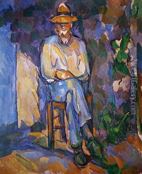 The Gardener Oil Painting - Paul Cezanne