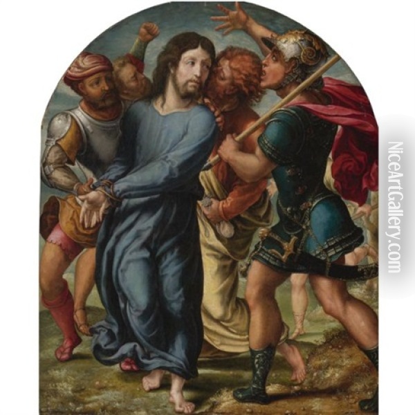 The Betrayal Of Christ Oil Painting - Jan Gossaert