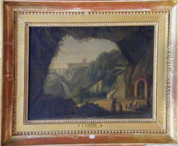 Paysage Neo-classique Oil Painting - Louis-Philippe Crepin