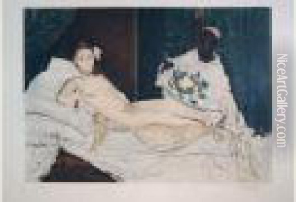 <olympia>. Oil Painting - Edouard Manet