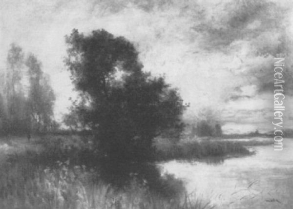 Landscape Oil Painting - Robert Crannell Minor