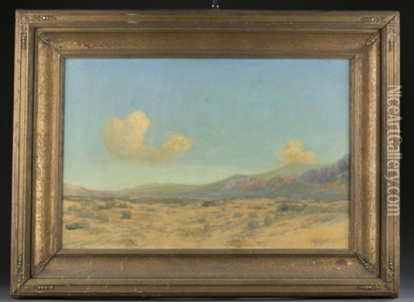 Desert Landscape Oil Painting - Harry B. Wagoner