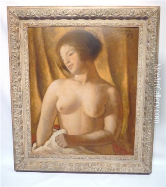 Jeune Femme Nue Oil Painting - Armand Rassenfosse