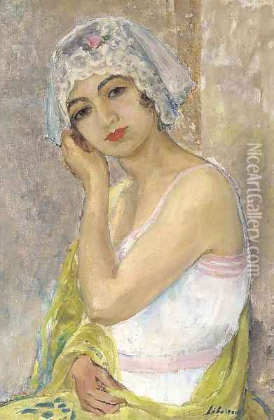 Jeune femme assise Oil Painting - Henri Lebasque