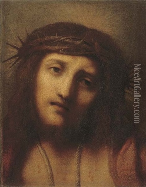 Christ Crowned With Thorns Oil Painting -  Correggio