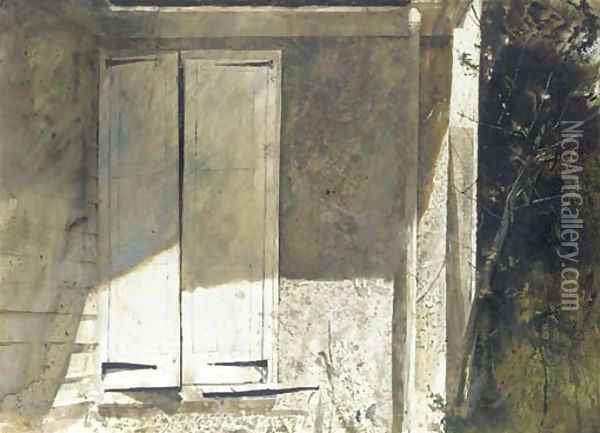 The Studio Oil Painting - Henriette Wyeth