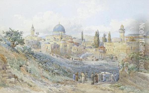 Jerusalem Oil Painting - Nathaniel Everett Green