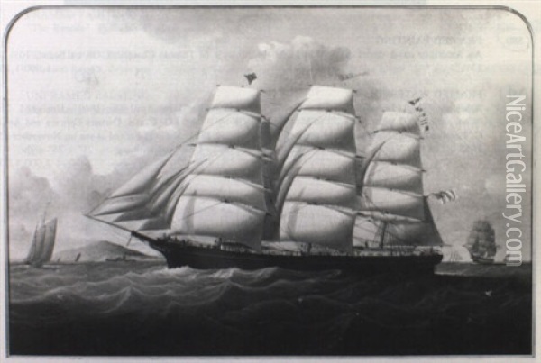 The American Ship 'st. Joseph' Oil Painting - Charles Ogilvy