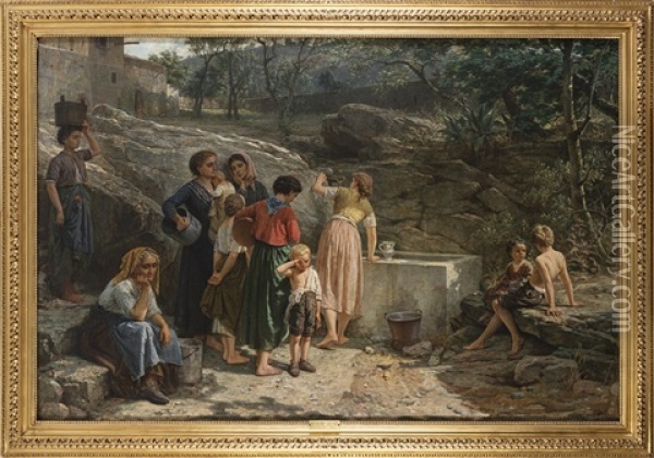 La Siccita Oil Painting - Bartolomeo Giuliano