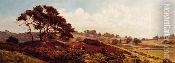 On Reigate Heath Oil Painting - Edward Henry Holder