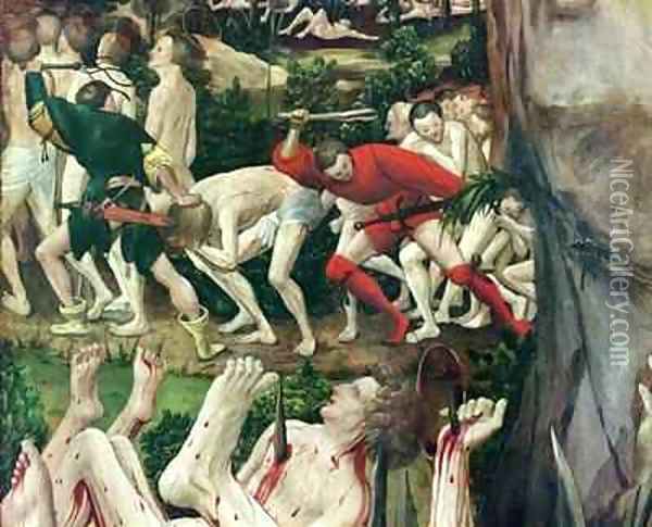 The Martyrdom of the Ten Thousand 2 Oil Painting - Niklaus Manuel Deutsch