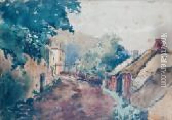  Hameau A Murois  Oil Painting - William Georges Thornley