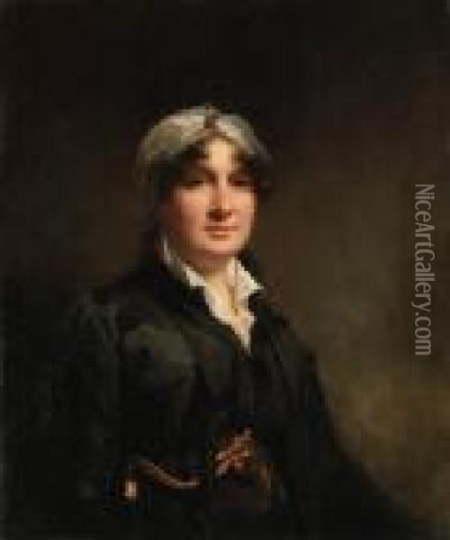 Portrait Of Mrs James Law, Ne Jane Robinson Oil Painting - Sir Henry Raeburn