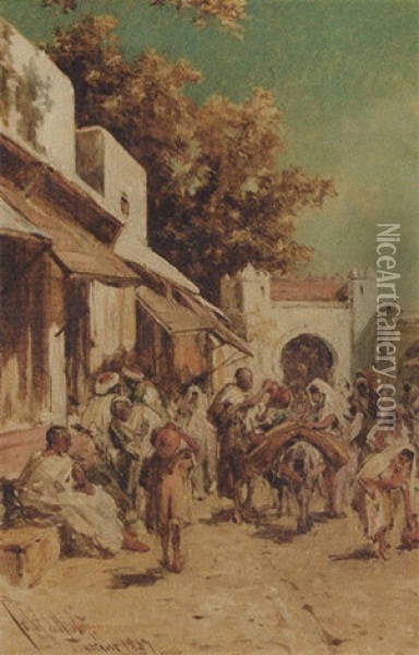 Tangier Oil Painting - Pollock Sinclair Nisbet