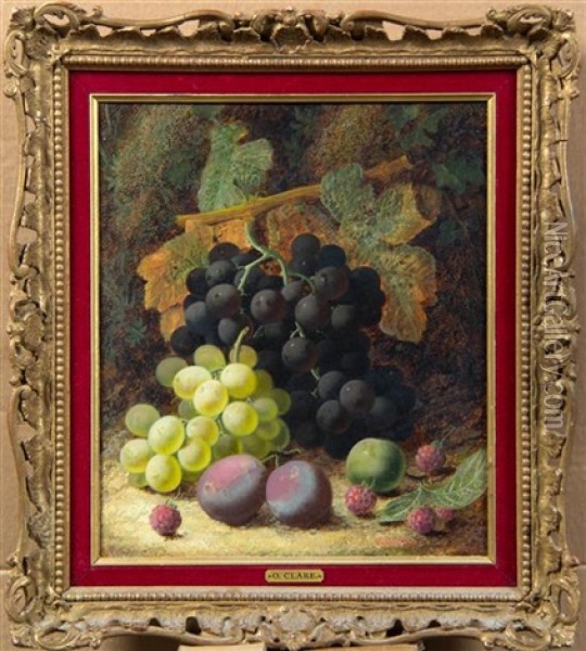 Fruit Still Life Oil Painting - Oliver Clare