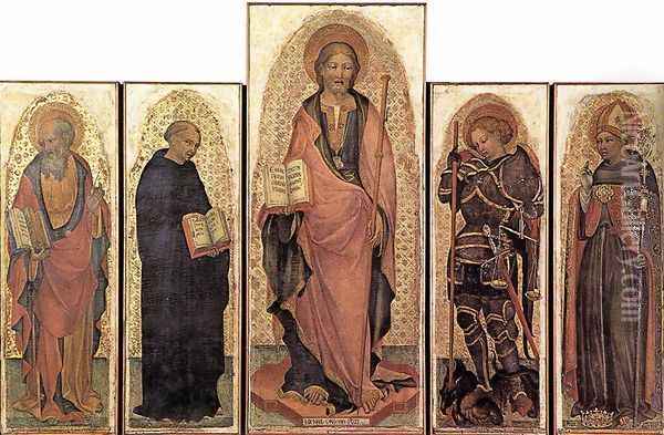 Polyptych of St James c. 1450 Oil Painting - Michele (di Taddeo di Giovanni Bono) Giambono