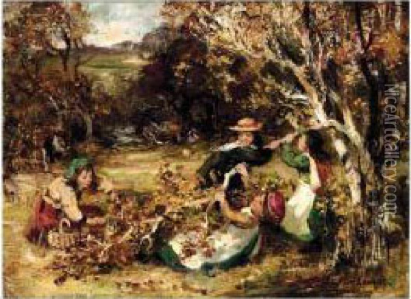 The Fruits Of Autumn Oil Painting - William Stewart MacGeorge