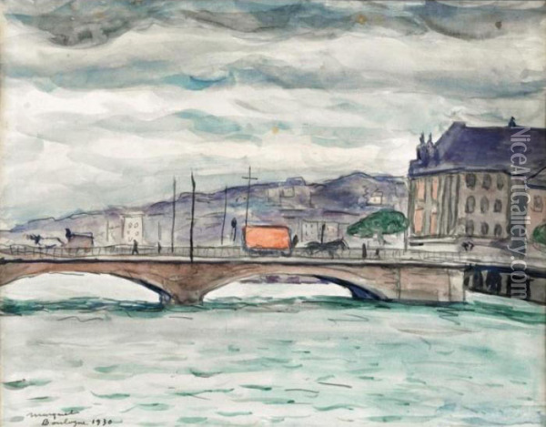 Le Port De Boulogne Oil Painting - Albert Marquet