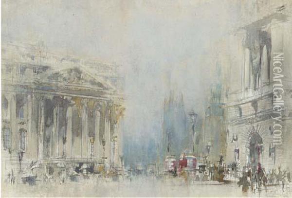 The Mansion House Oil Painting - William Walcot