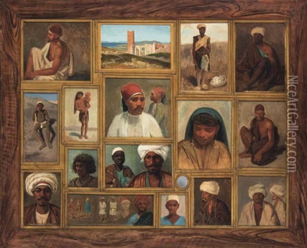 Sixteen Impressions Of The Orient Oil Painting - Frederick Goodall