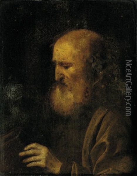 A Rabbi Oil Painting -  Rembrandt van Rijn