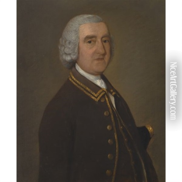 Portrait Of Richard Lowndes Oil Painting - Thomas Gainsborough