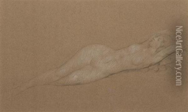 Reclining Nude Oil Painting - Philip Leslie Hale