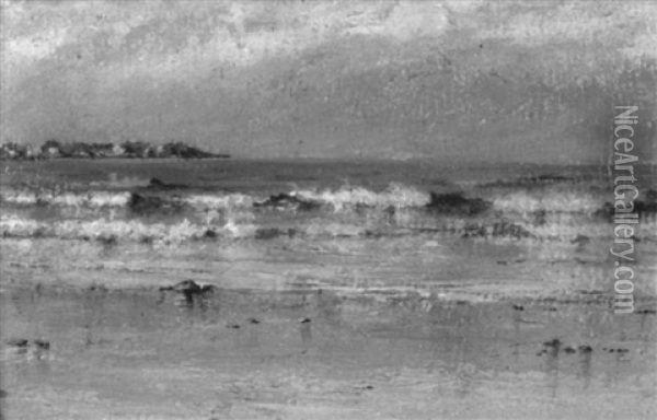 Beach View Oil Painting - William Partridge Burpee