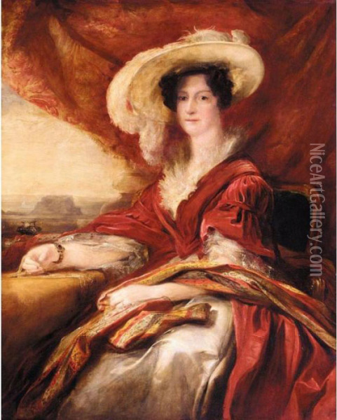 Portrait Of Mary Ferguson Oil Painting - Sir David Wilkie