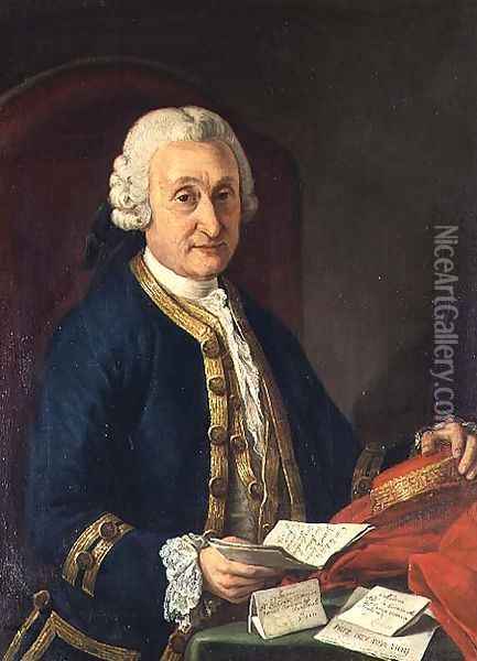 Portrait of Count Alexandre Castracana degli Antelminelli Oil Painting - Sebastiano Ceccarini