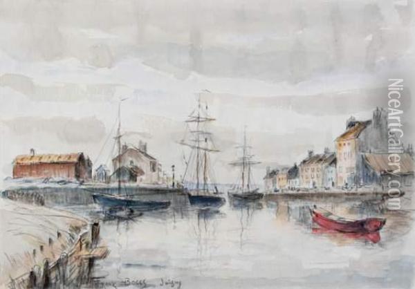 Le Port D'isigny Oil Painting - Frank Myers Boggs