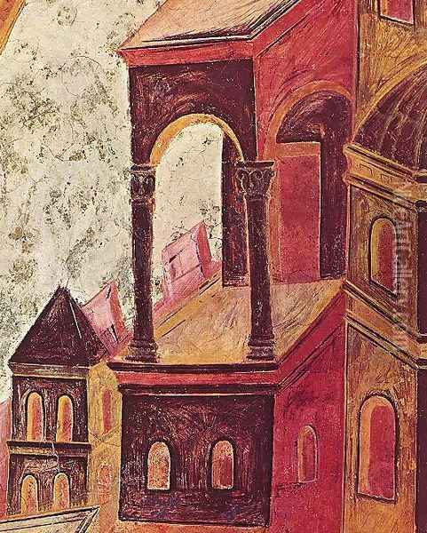 St Matthew (detail) 2 Oil Painting - (Cenni Di Peppi) Cimabue
