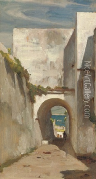 Gateway, Algiers Oil Painting - Lord Frederic Leighton