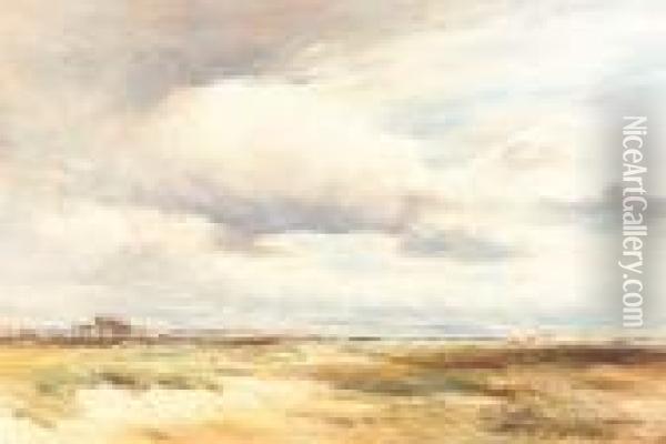 Stotfield Links, Lossiemouth Oil Painting - David West