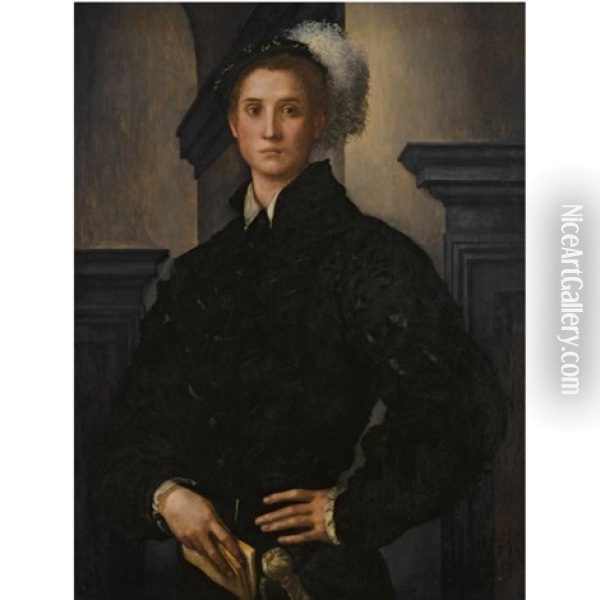 Portrait Of Cosimo I De Medici Oil Painting -  Pontormo