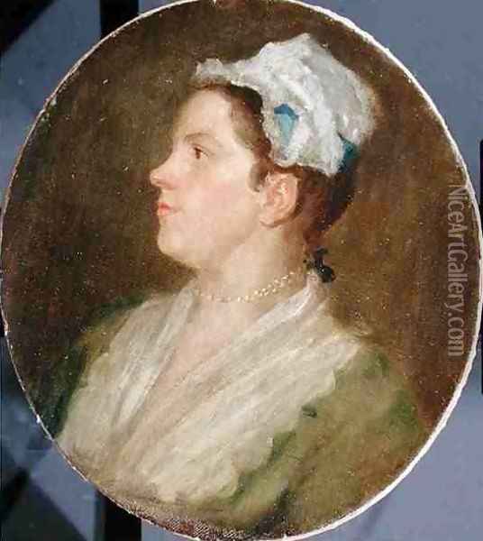 Anne Hogarth 1701-71 Oil Painting - William Hogarth