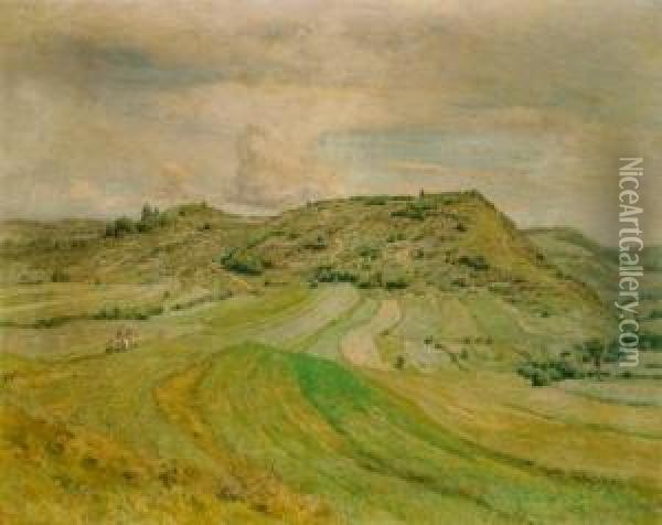 Hugelland In Ostgalizien Oil Painting - Thomas Leitner