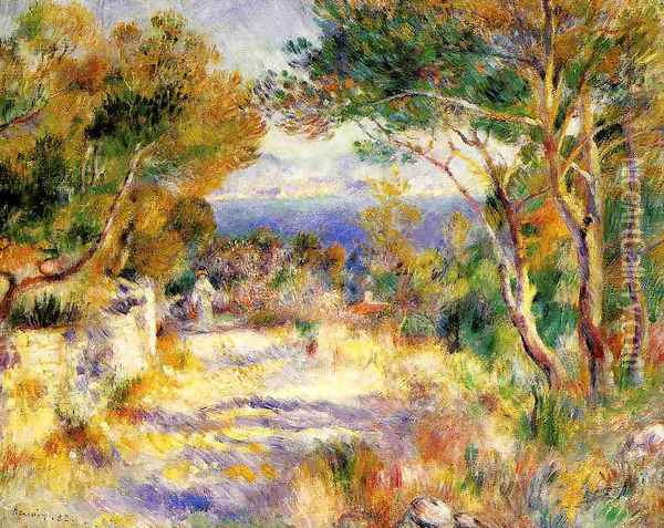 L Estaque Oil Painting - Pierre Auguste Renoir