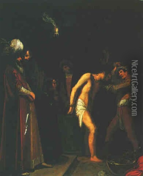 The Flagellation Of Christ Oil Painting - Jan Pynas