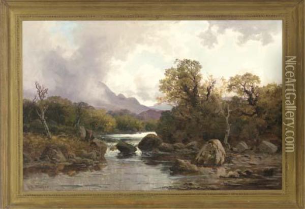 A Perfect Spot For Fishing Oil Painting - John Horace Hooper