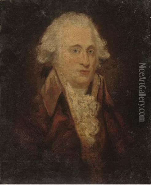 Portrait Of A Gentleman Oil Painting - Francis Coates Jones