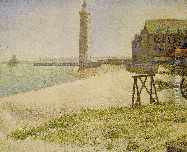 lighthouse Oil Painting - Georges Seurat