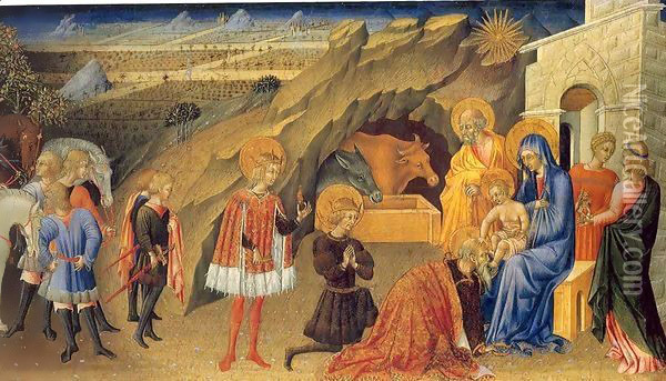 Adoration of the Magi Oil Painting - Giovanni di Paolo