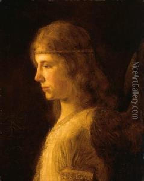 The Archangel Raphael Oil Painting - Aert De Gelder